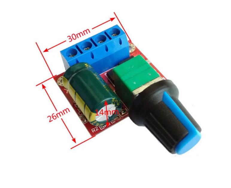 【花雕动手做】PWM 直流电机 90W 调速器 5-35V 开关功能板图3