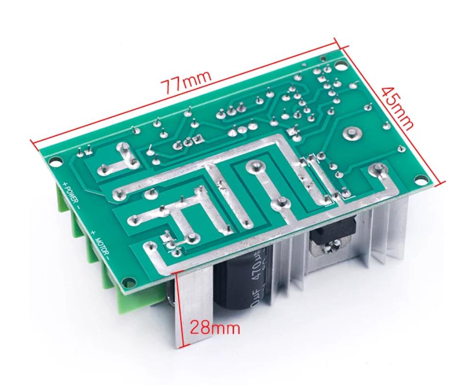 【花雕动手做】9-60V 大功率驱动模块 PWM 控制器20A调流器图3