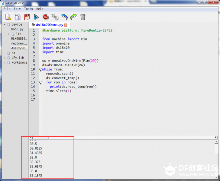 uPyCraft-micropython教程 · 读取DS18B20温度_image_6.webp
