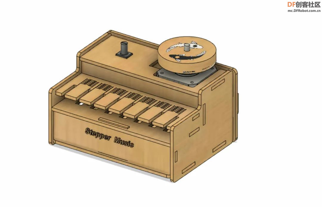 Arduino单片机+步进电机 · 制作手掌大的电子琴_image_3.webp